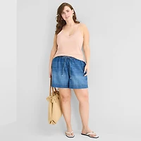 a.n.a Womens Plus V Neck Sleeveless Tank Top