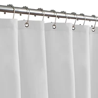 Maytex Microfiber Shower Curtain Liner
