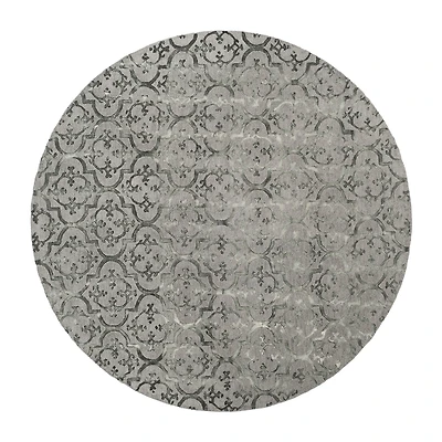 Safavieh Dip Dye Collection Aniyah Damask Round Area Rug