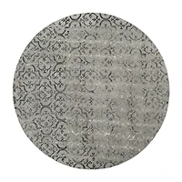 Safavieh Dip Dye Collection Aniyah Damask Round Area Rug