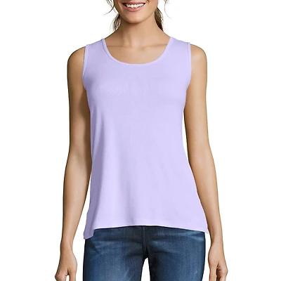 Hanes Women's Mini-Ribbed Cotton Tank