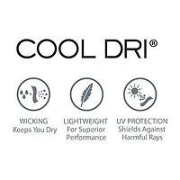 Hanes Womens Cool-DRI V Neck Short Sleeve Performance T-Shirt