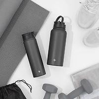 Joyjolt Insulated Water With Flip Lid & Sport Straw - 32 Oz Oz. Bottle