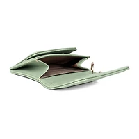 Julia Buxton Mini Flap Card Case Womens Rfid Blocking Wallet