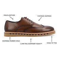 Vance Co Evander Mens Wing Closed Toe Loafers