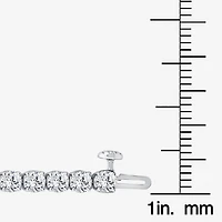 (F / Si2) Womens 7 Ct.T.W. Lab Grown White Diamond 10K Gold Inch Tennis Bracelet