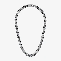 Bulova Mens Stainless Steel Inch Curb Chain Necklace