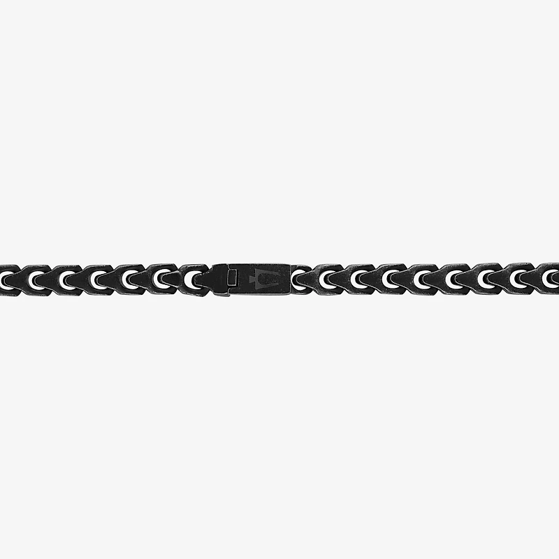 Bulova Mens Stainless Steel 24 Inch Link Chain Necklace