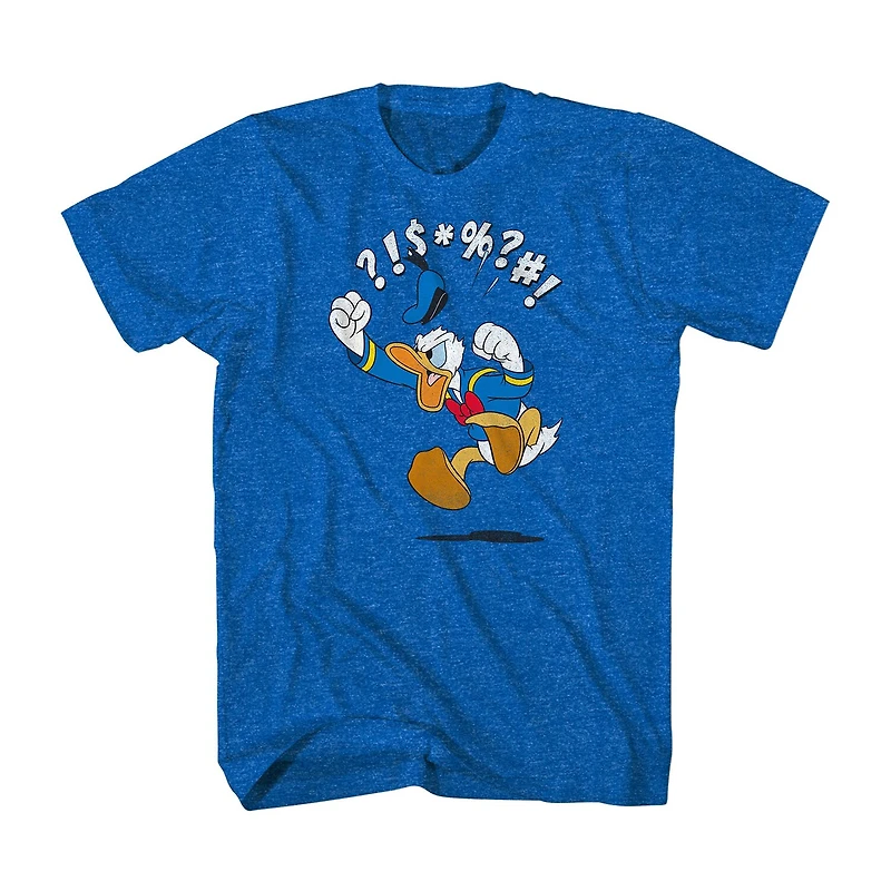 Mens Short Sleeve Donald Duck Graphic T-Shirt