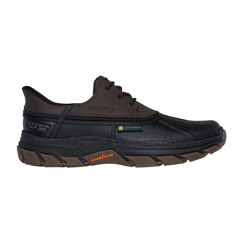 Skechers Hands Free Slip-Ins John Deere Duck Boot Mens Round Closed Toe Slip-On Shoe