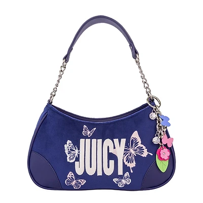 Juicy By Couture Velour Shoulder Bag