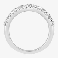 (I/Si2) Womens 2MM 1 CT. T.W. Lab Grown White Diamond Platinum Wedding Band