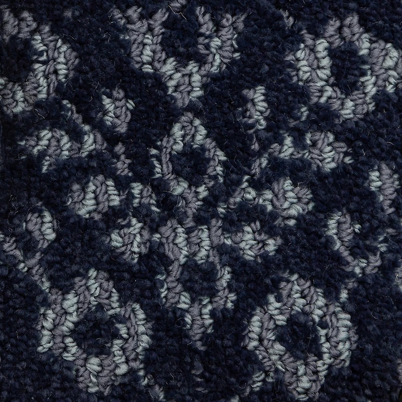 Maples Mono Navy Indoor Rectangular Runner