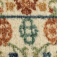 Maples Persian Tan Floral Indoor Rectangular Runner