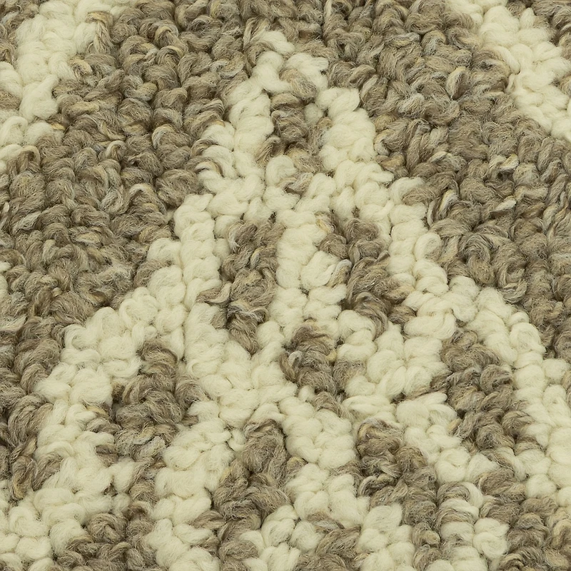 Maples Geo Diamond Brown Indoor Rectangular Runner