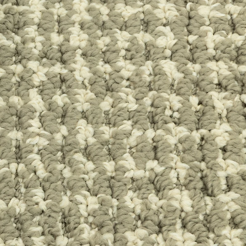 Maples Banded Grid Gray Indoor Rectangular Accent Rug