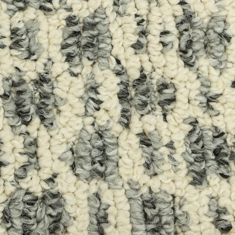 Maples Tiled Pebble Gray Indoor Rectangular Accent Rug