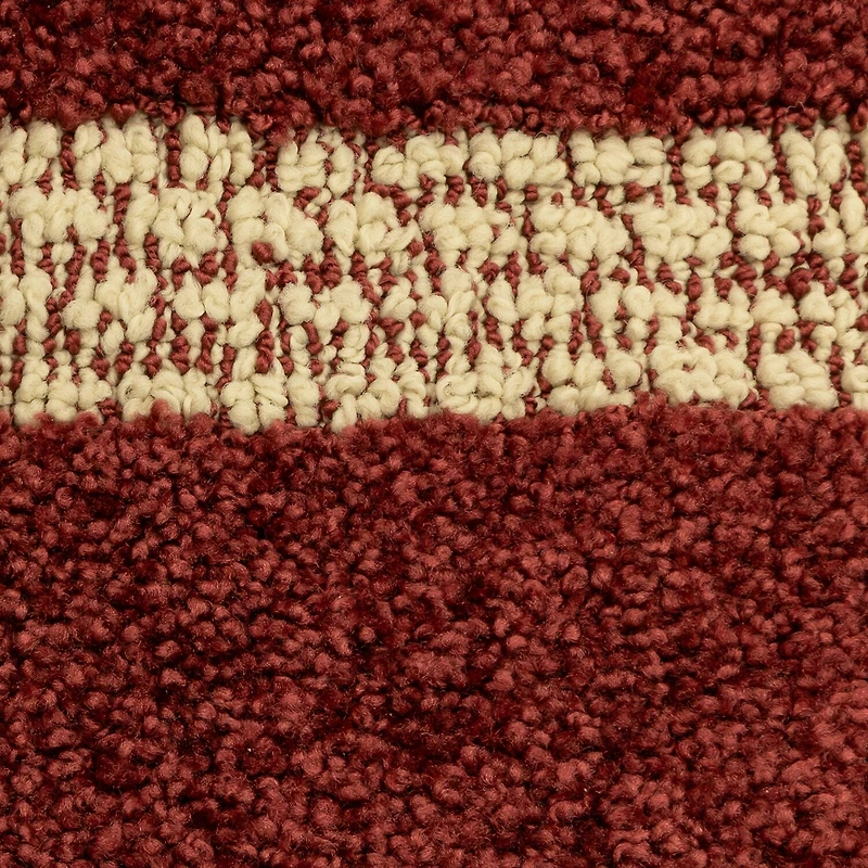 Maples Solid Cut and Loop Indoor Rectangular Accent Rug