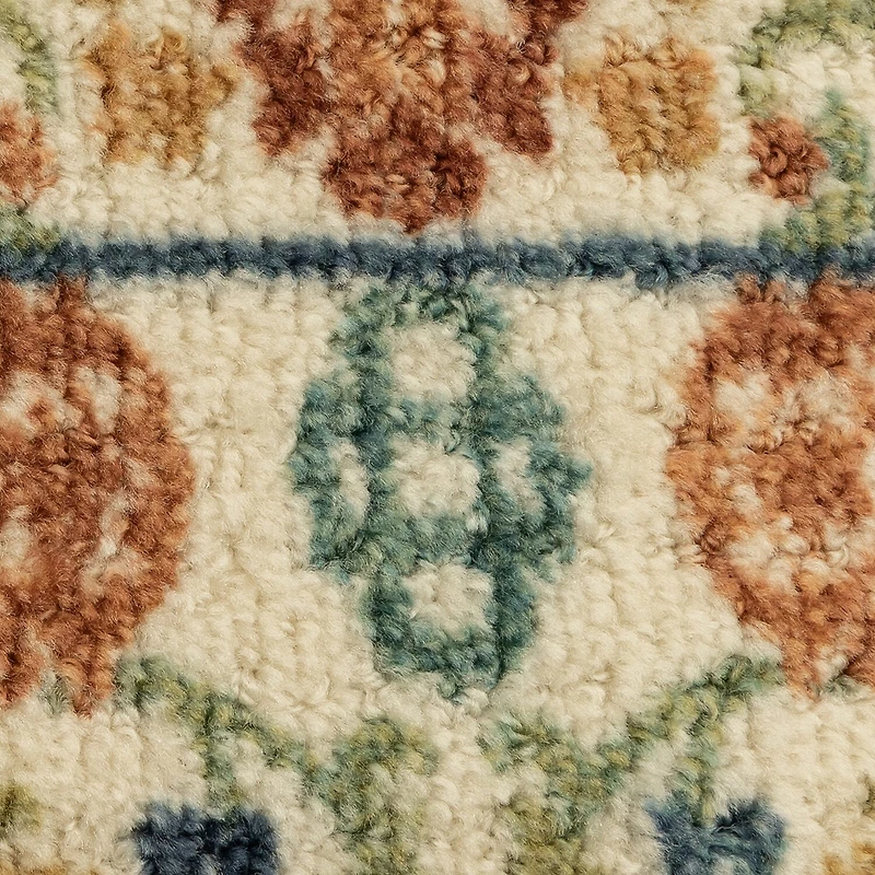 Maples Persian Tan Floral Indoor Rectangular Accent Rug