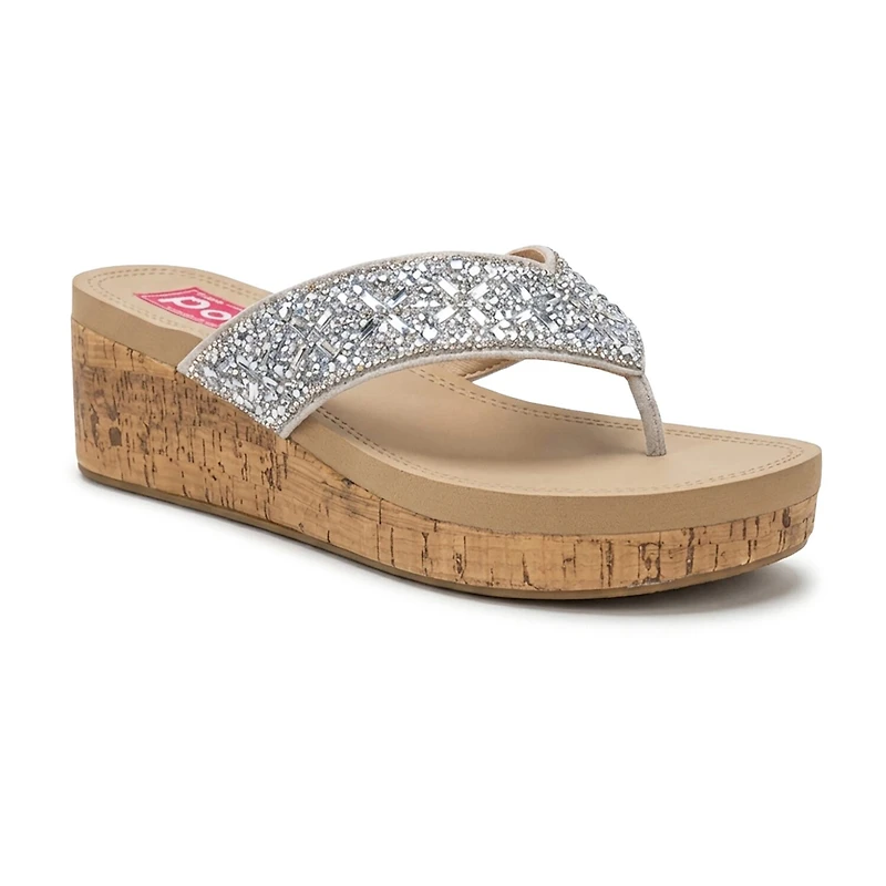 Pop Womens Stellara Wedge Sandals