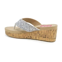 Pop Womens Stellara Wedge Sandals