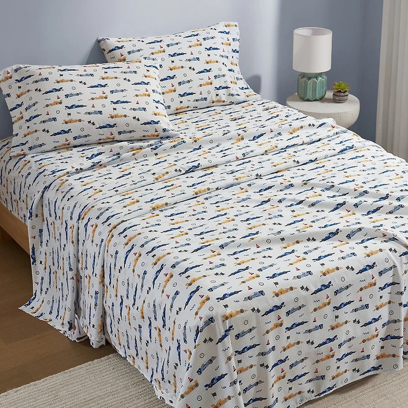 INK+IVY Kids Cars Sheet Set