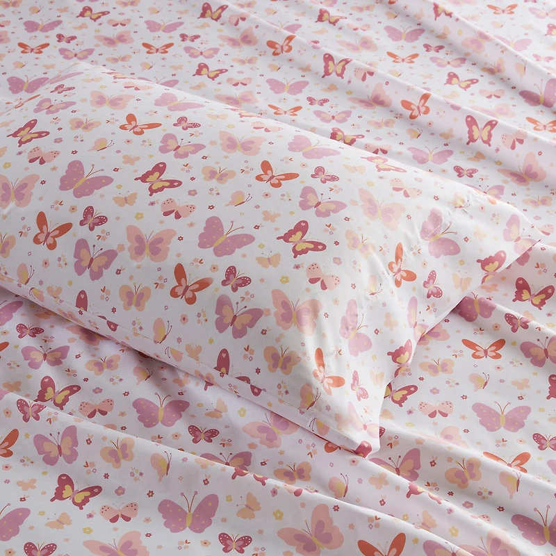 INK+IVY Kids Butterfly Sheet Set