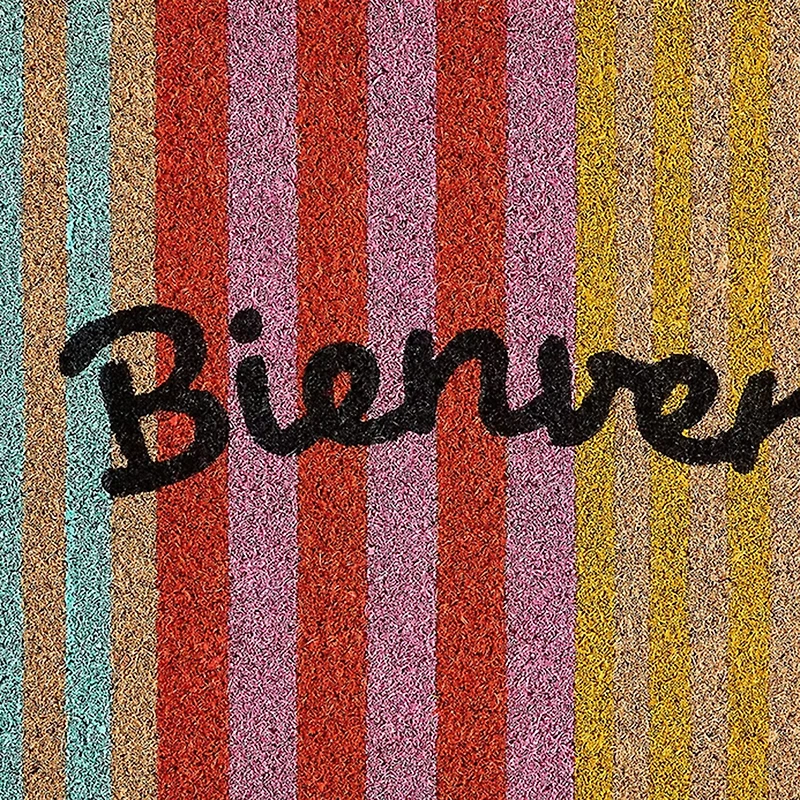 Outdoor Oasis Coir Striped Doormat