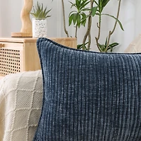 Regal Home Lila Ribbed Down Alt 14x20 Rectangular Throw Pillow