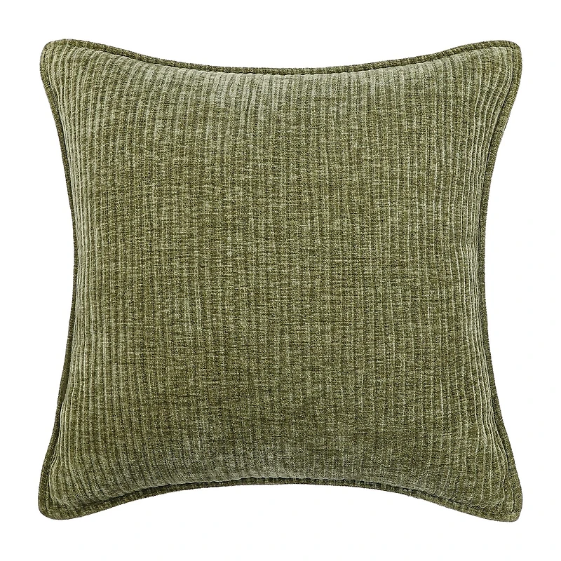Regal Home Lila Ribbed Down Alt 20x20 Square Throw Pillow