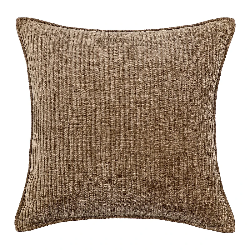 Regal Home Lila Ribbed Down Alt 20x20 Square Throw Pillow
