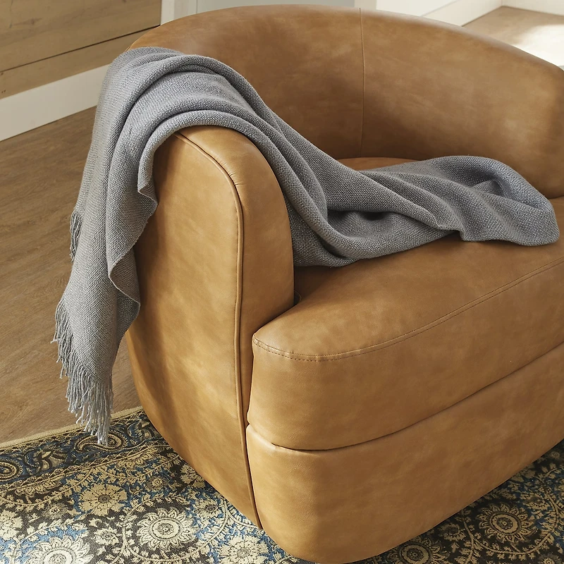 Linden Street Arlen Faux Leather Swivel Chair