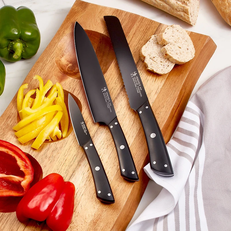 Henckels Noir 3-pc. Knife Set