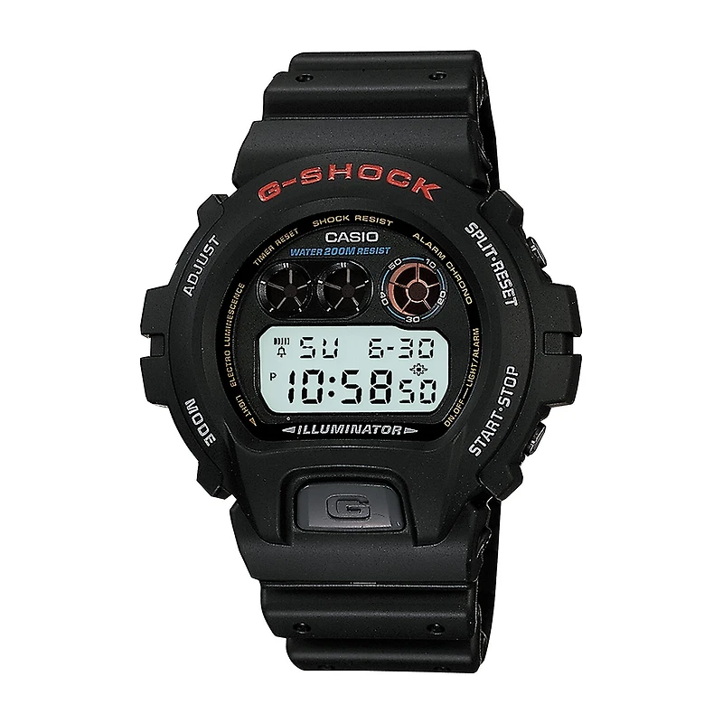 Casio G-Shock Mens Black Strap Watch Dw6900-1fl