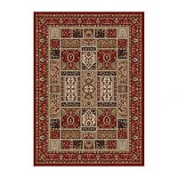 Radici Como Panel Kerman Traditional Oriental Indoor Rectangular Area Rug