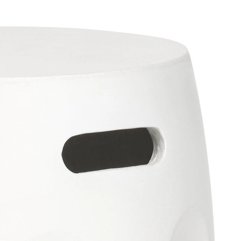 Safavieh Zuri Patio Collection Weather Resistant Concrete Side Table
