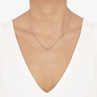 Gold Addiction Womens 14K Gold Heart 18 Inch Pendant Necklace