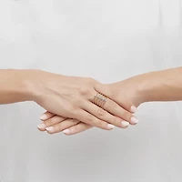 Made Italy Womens 14K Gold Band