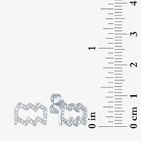 Diamond Addiction Lab-Grown (G-H / SI2-I1) Zodiac Stud Earrings Sterling Silver