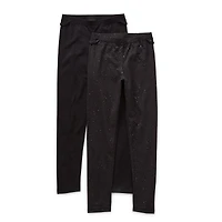 Thereabouts Little & Big Kid Girls Easy-on + Easy-off Knit Full Length Leggings