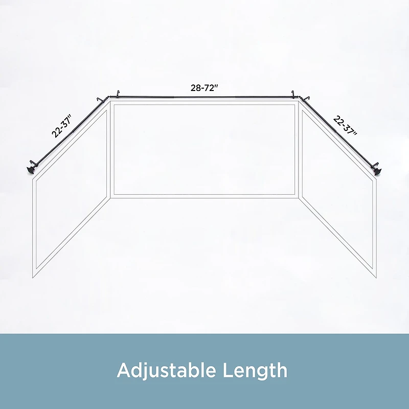 Kenney Mission Square Bay Window Rod