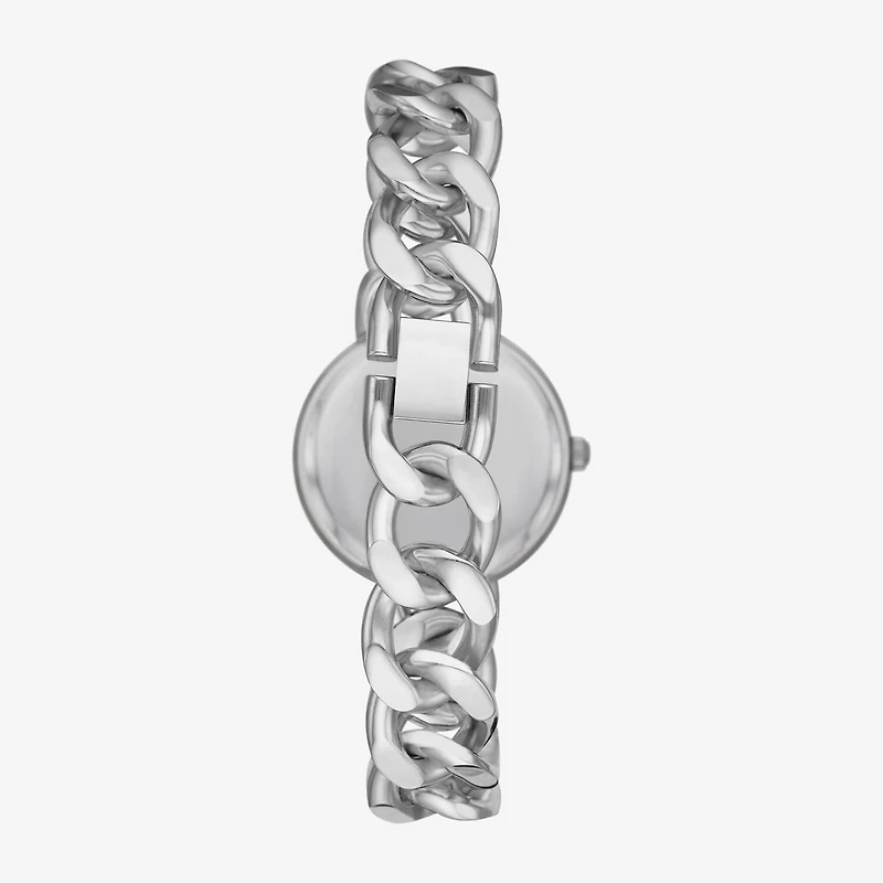 Geneva Womens Crystal Accent Silver Tone Bracelet Watch Fmdjm261