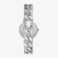 Geneva Womens Crystal Accent Silver Tone Bracelet Watch Fmdjm261