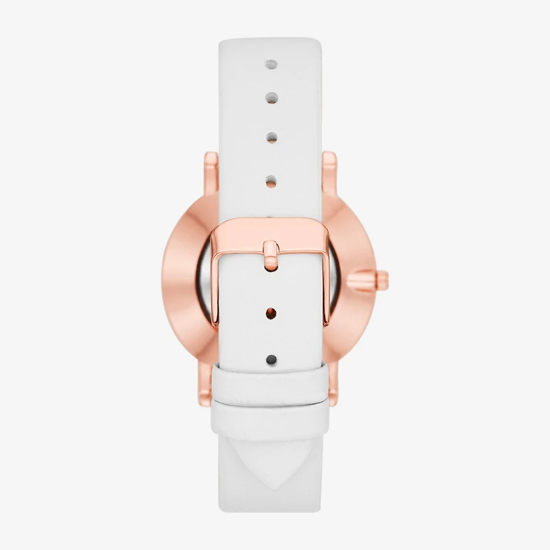 Geneva Womens White 4-pc. Watch Boxed Set Fmdjset701