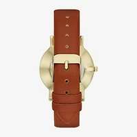 Geneva Womens Brown 4-pc. Watch Boxed Set Fmdjset702