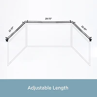 Kenney Mission Square Double Bay Window Rod