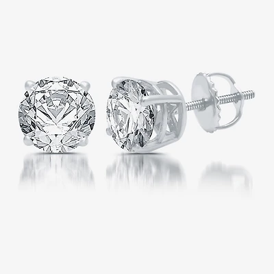 Ever Star (G / VS2) 2 CT. T.W. Lab Grown White Diamond 14K Gold 6.3mm Round Stud Earrings