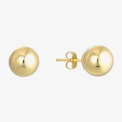 14K Gold Ball Stud Earrings