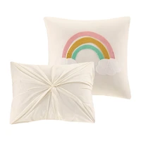 Intelligent Design Ensley Jacquard 100% Cotton Comforter Set with Decorative Pillows