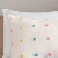 Intelligent Design Ensley Jacquard 100% Cotton Comforter Set with Decorative Pillows